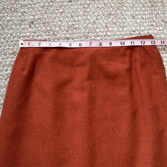 Vintage Evan Picone Two Piece Suit Pumpkin/Rust Jacket & Skirt circa 1950’s Sz S - Picture 13 of 17